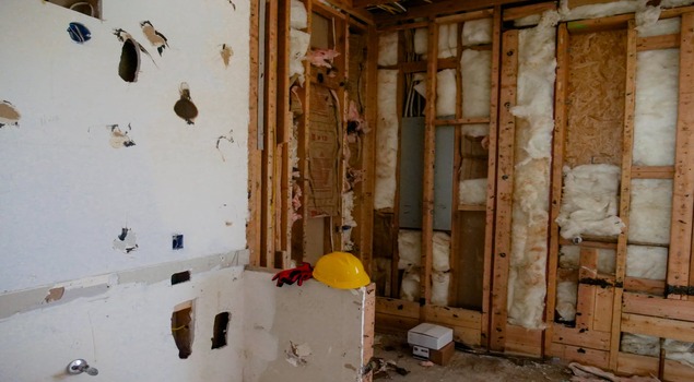 Isolation intérieure d'une maison